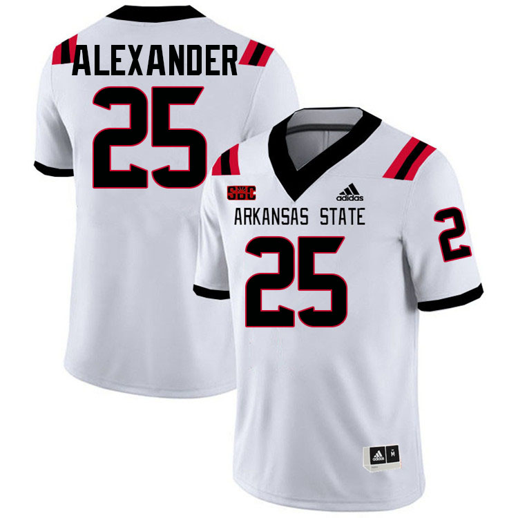 Aaron Alexander Arkansas State Jersey,Arkansas State Red Wolves Football Uniforms,Jersey-White Aaron Alexander Arkansas State Jersey,Arkansas State Red Wolves Football Uniforms,Jersey-White